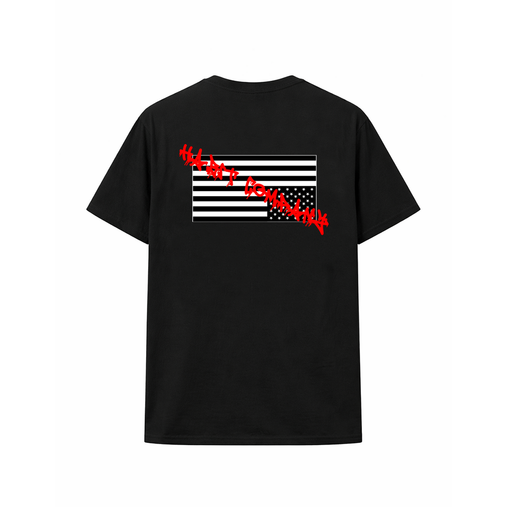 Habit Bad Flag Tee Black