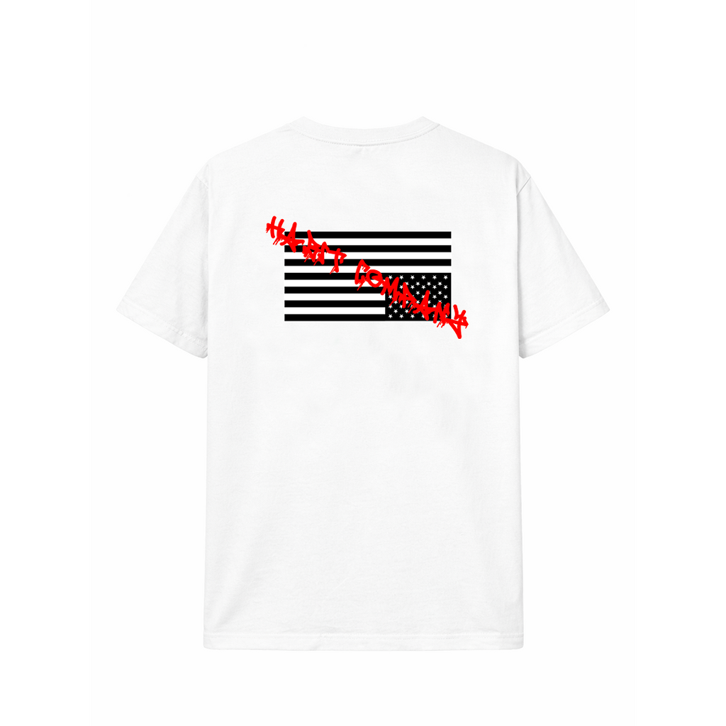 Habit Bad Flag Tee White