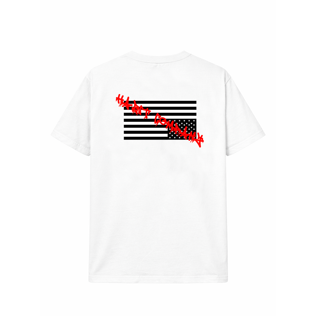 Habit Bad Flag Tee White