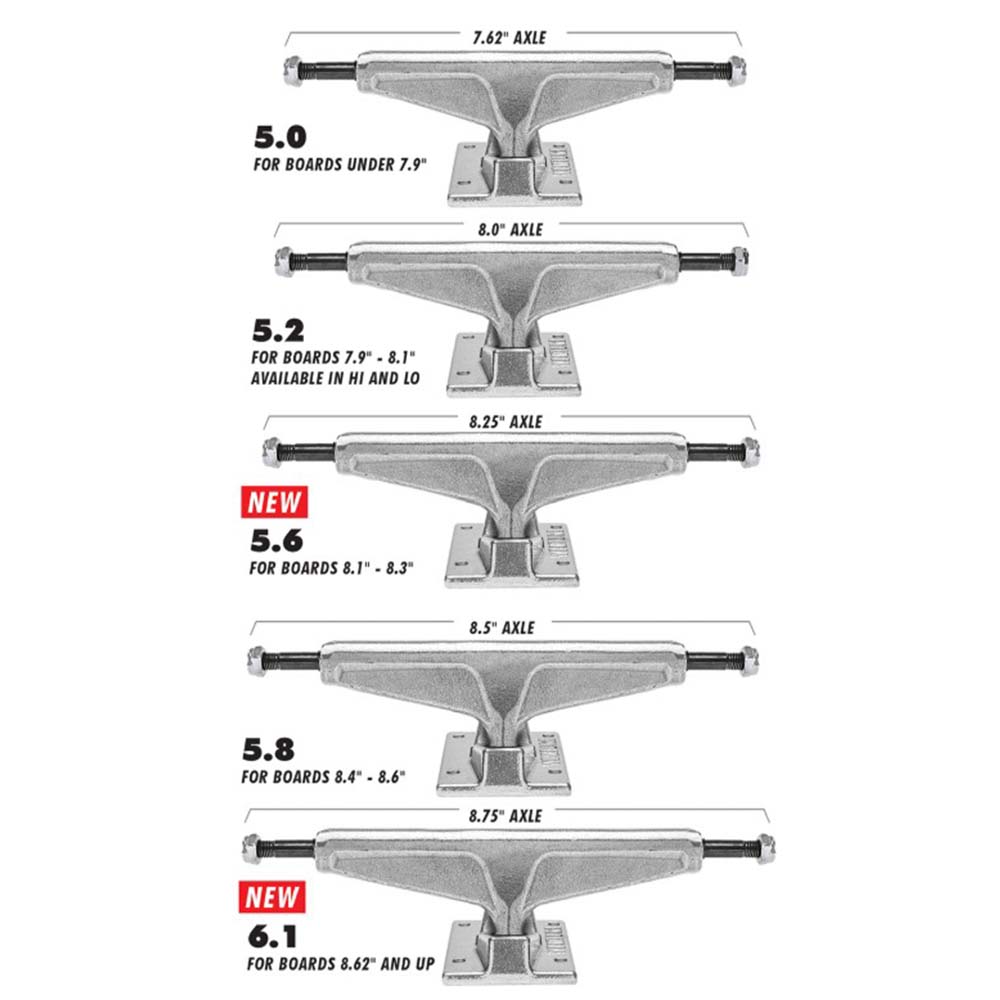 Venture Trucks 5.6 High V-Light Skateboard Achse – Polished