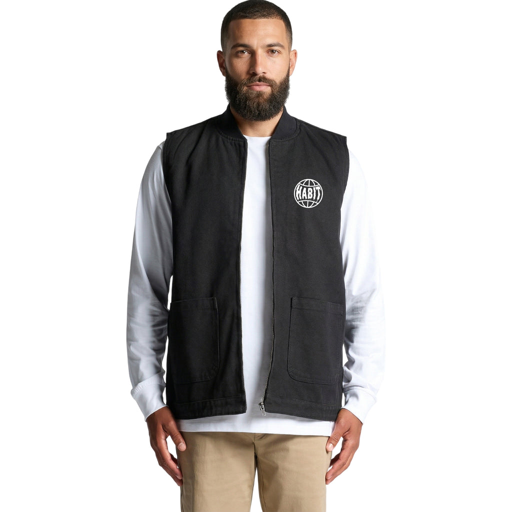 HABIT Workwear Vest – Black