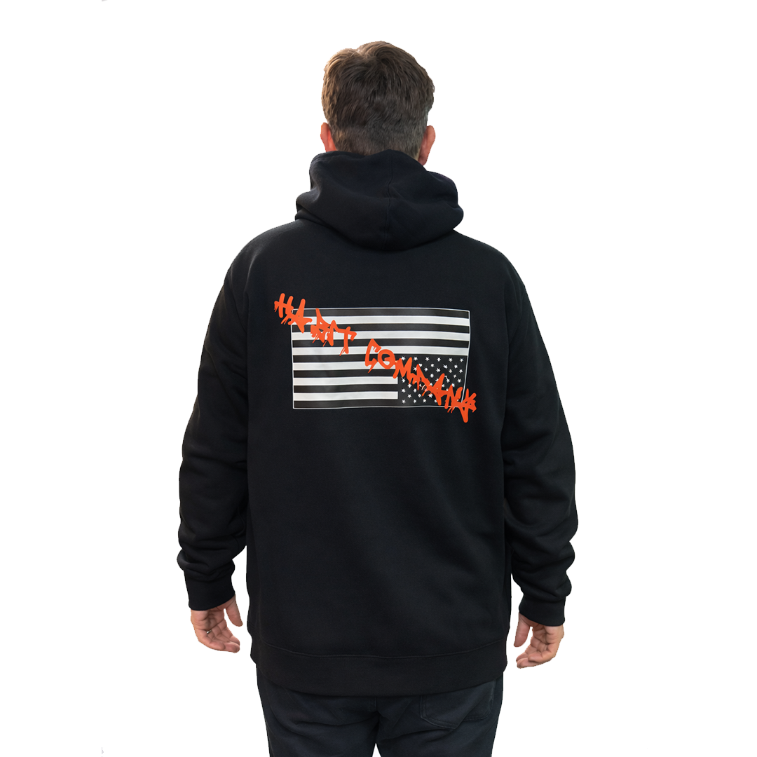 Habit Bad Flag Hoodie Black