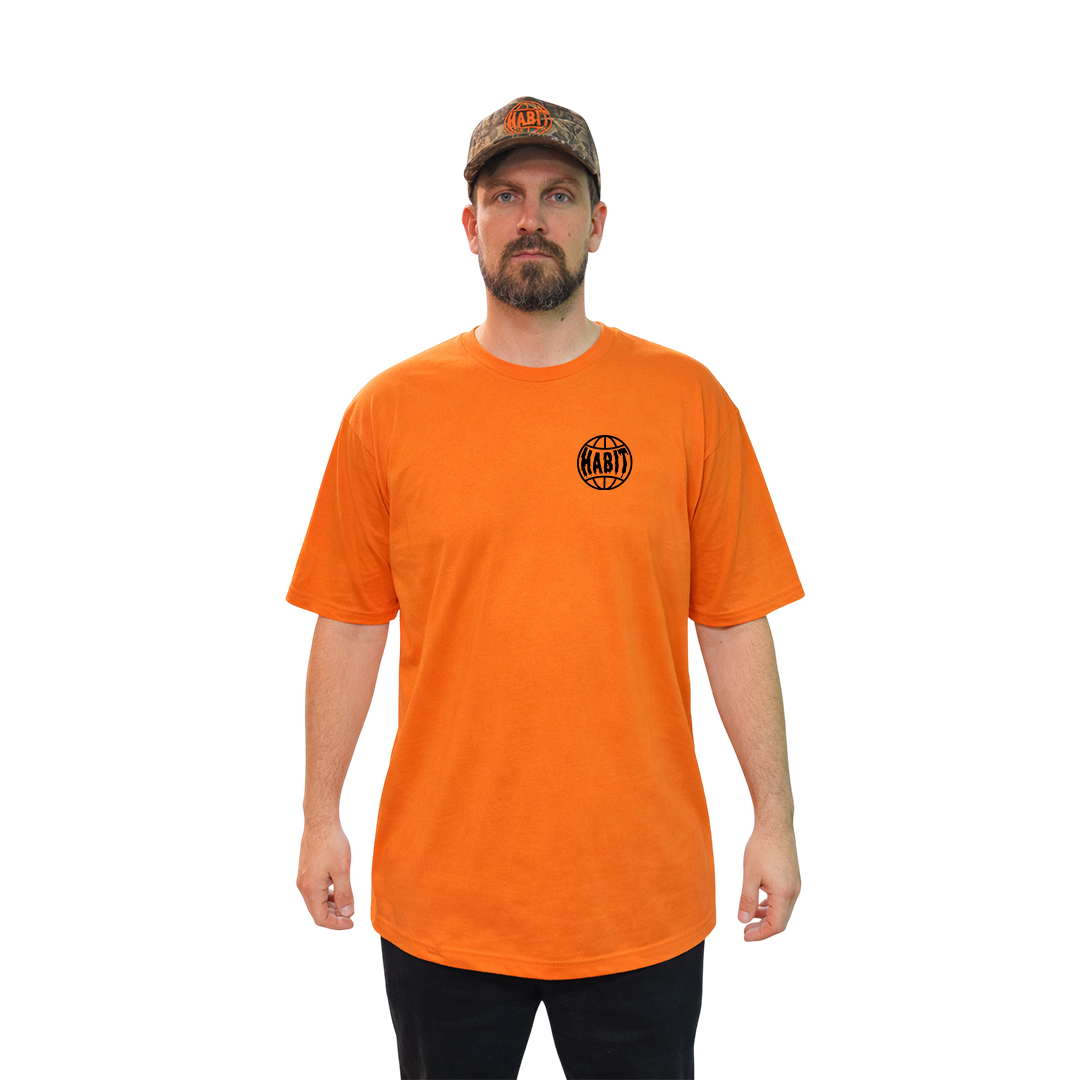 Habit Grinder Tee Orange