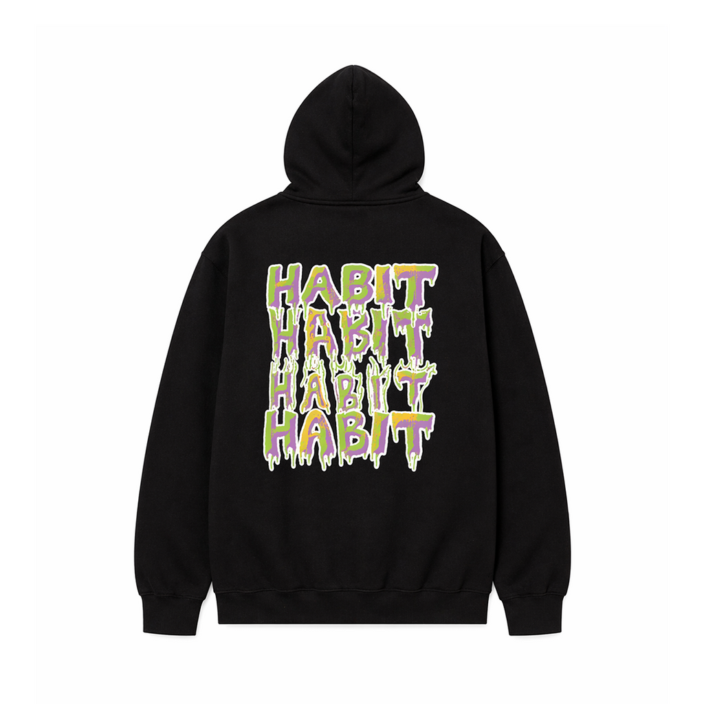 Habit Slime Hoodie Black