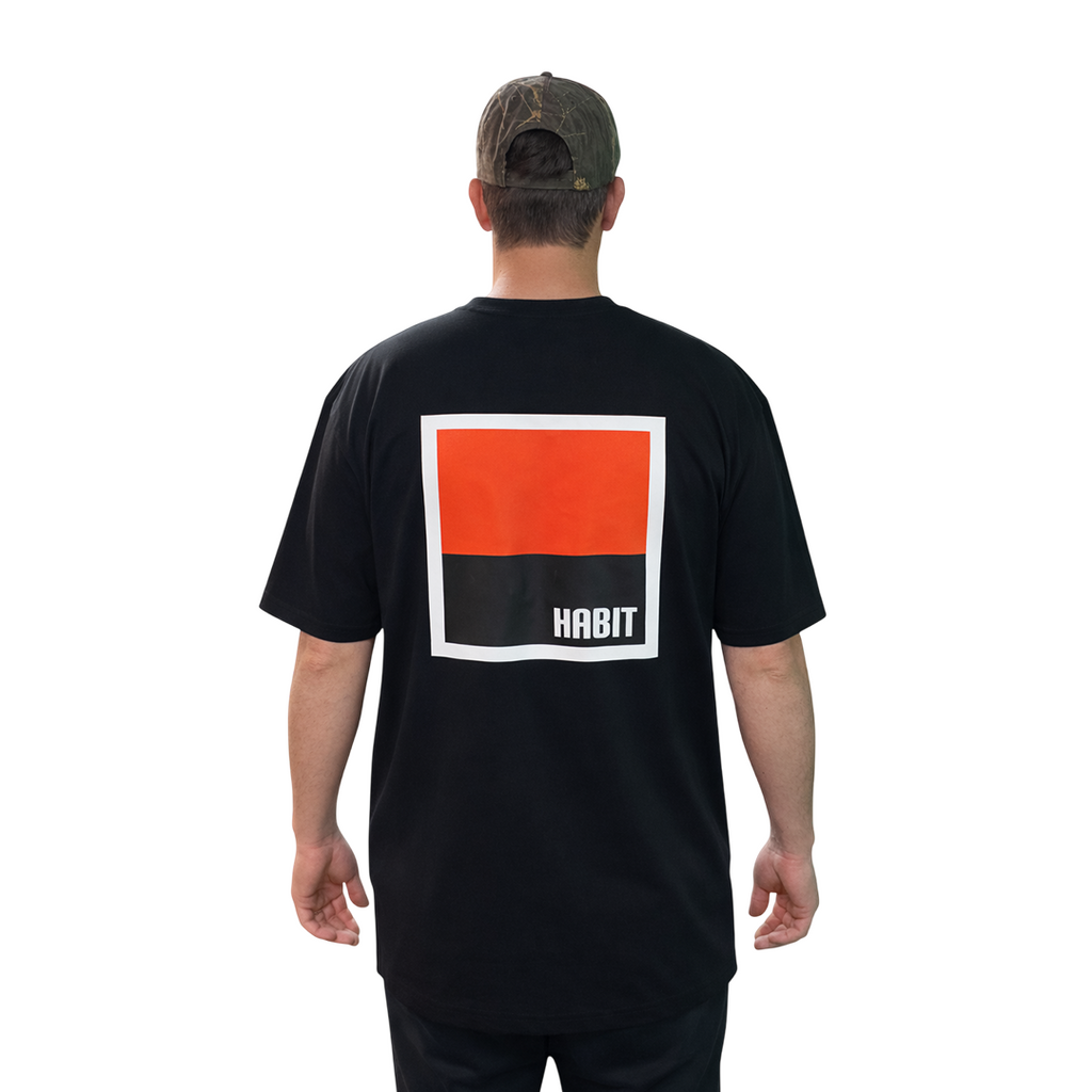 Habit Square Tee black