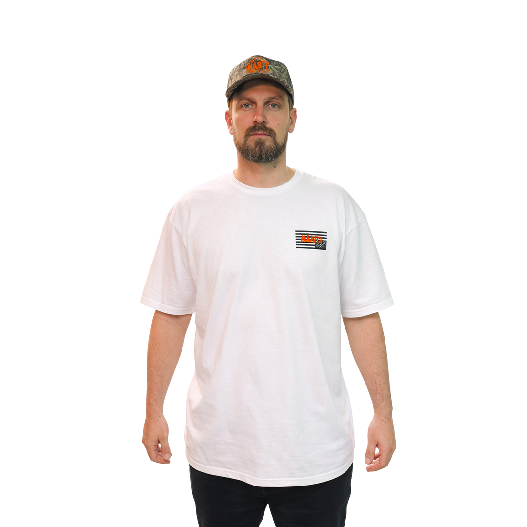 Habit Bad Flag Tee White