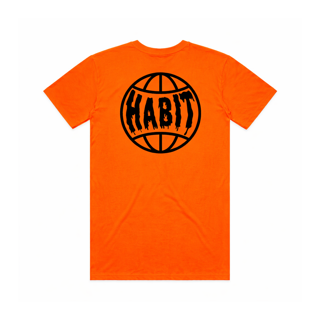 Habit Grinder Tee Orange