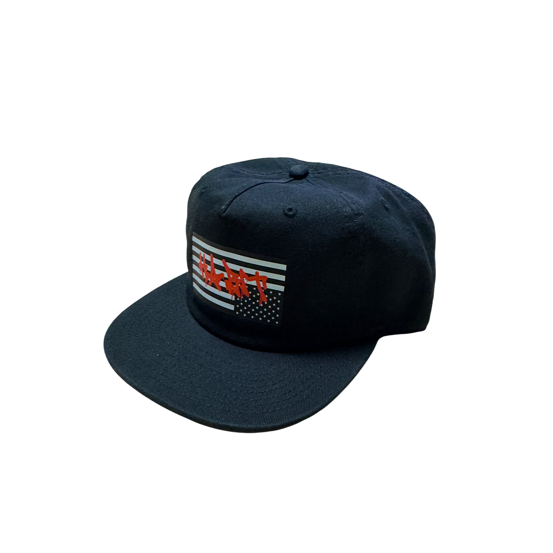 Habit Bad Flag Cap Black