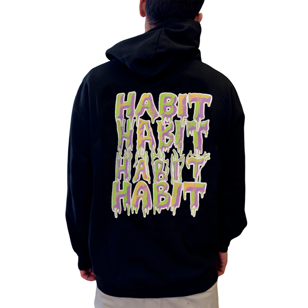 Habit Slime Hoodie Black