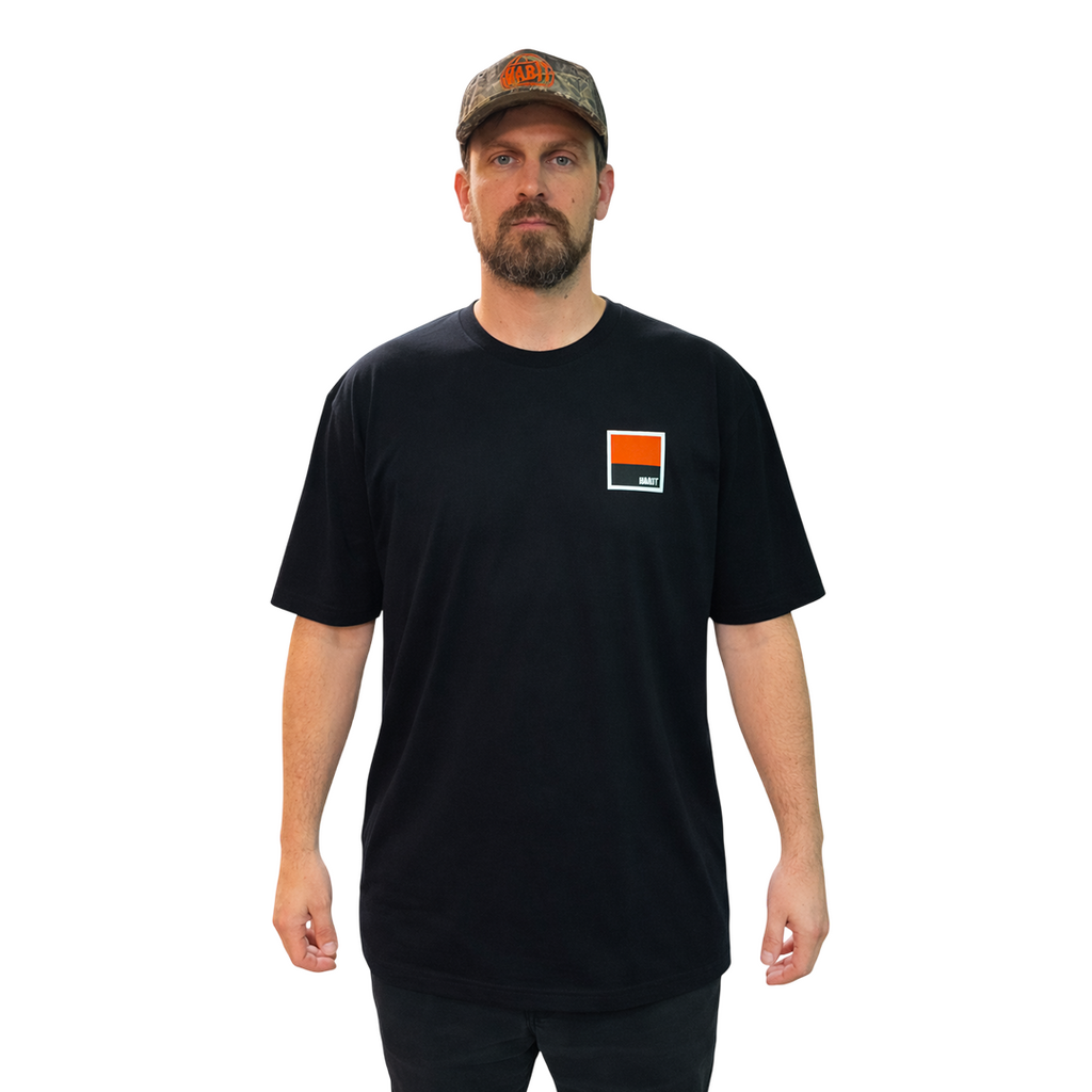 Habit Square Tee black
