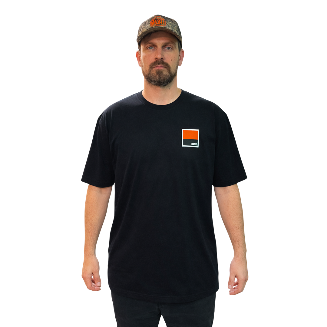Habit Square Tee black
