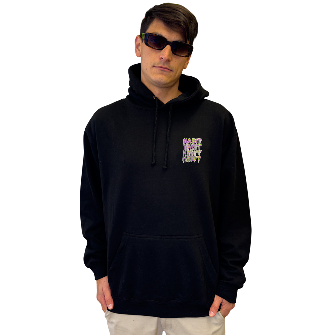 Habit Slime Hoodie Black