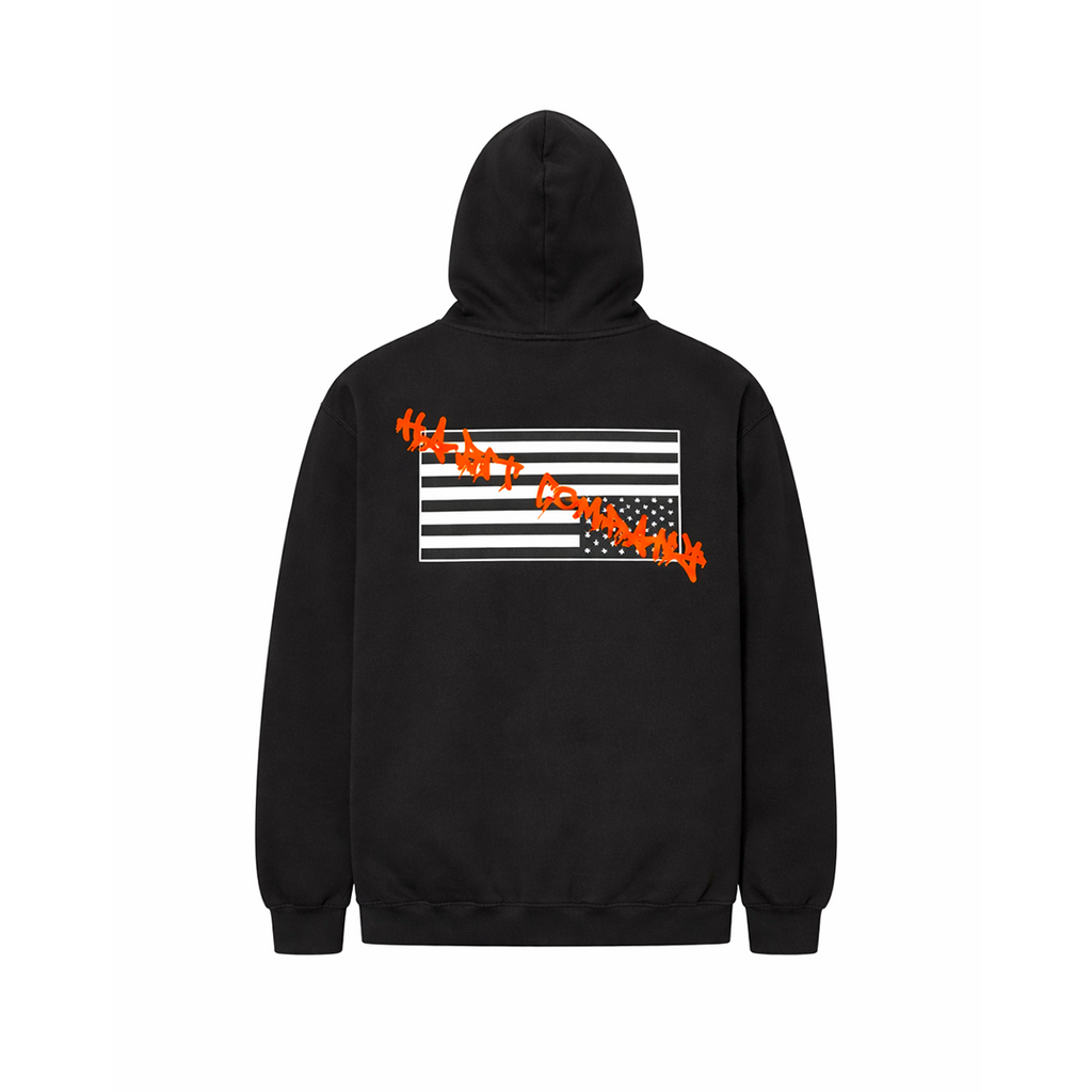 Habit Bad Flag Hoodie Black