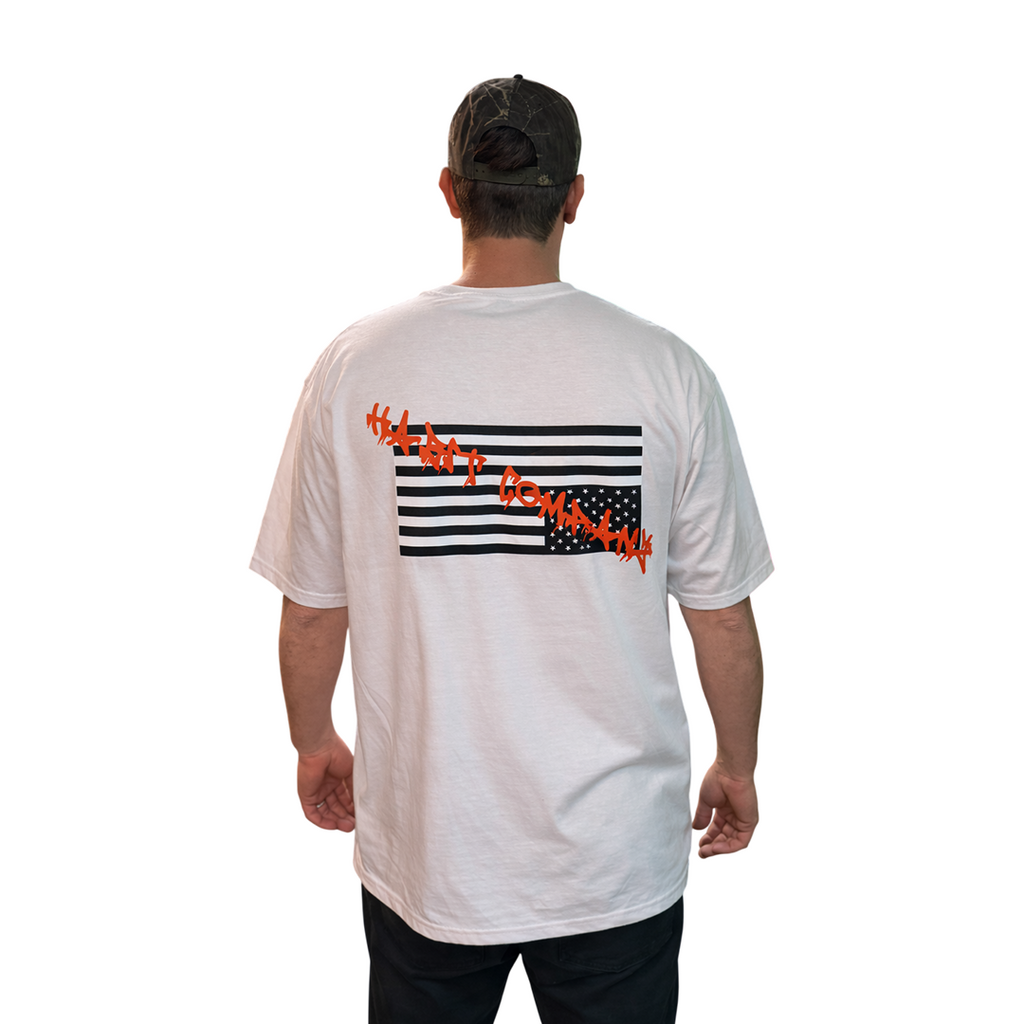 Habit Bad Flag Tee White