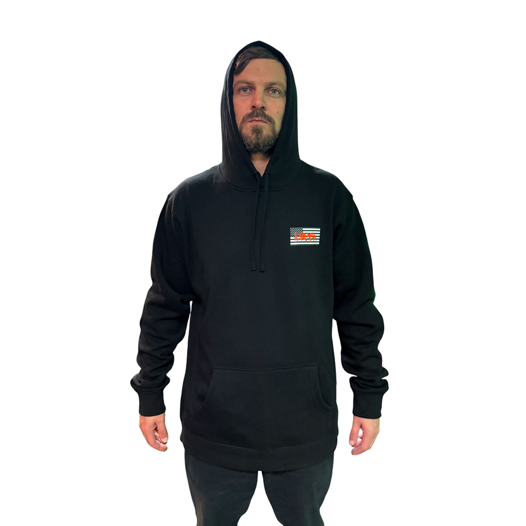 Habit Bad Flag Hoodie Black