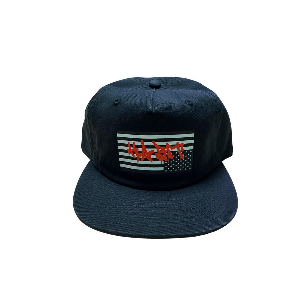 Habit Bad Flag Cap Black