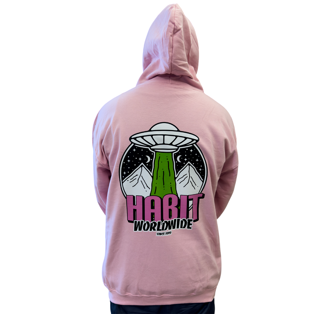 Habit worldwide Hoodie pink