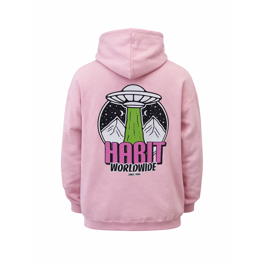 Habit worldwide Hoodie pink